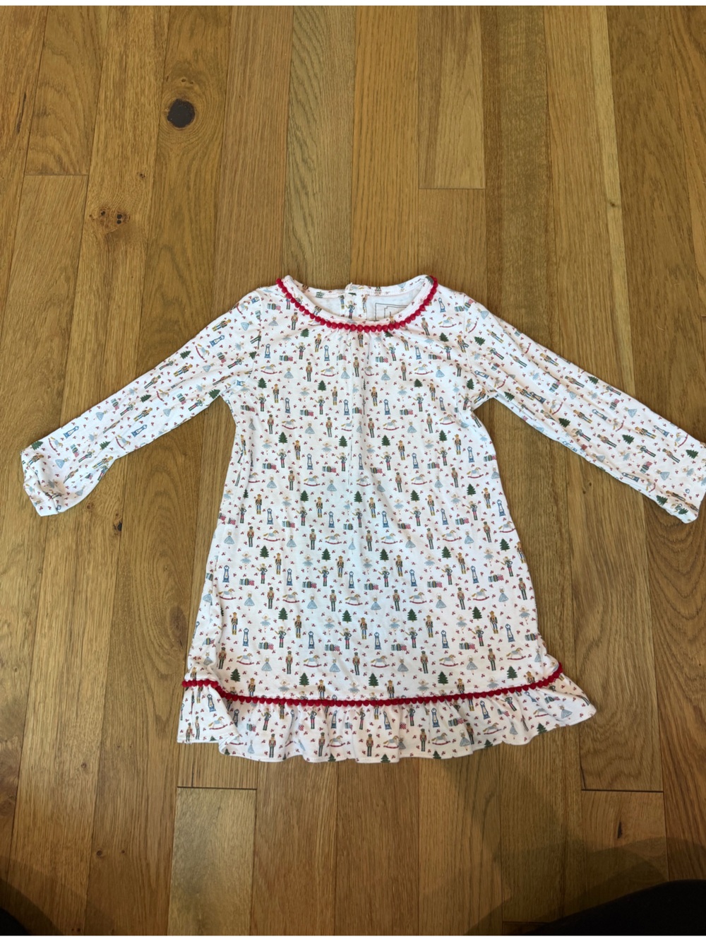 🎄 Lila + Hayes Carlin Nutcracker Pajama Gown Girls Size 3 EUC - Picture 5 of 11